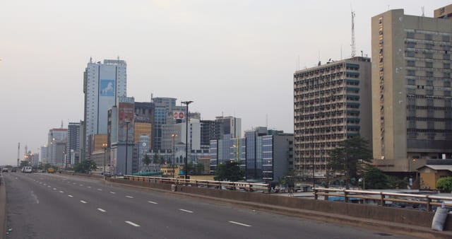 Lagos skyline, Victoria Island
